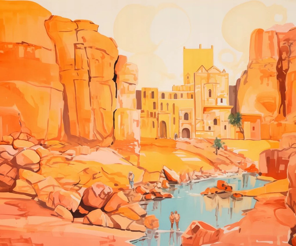 Poszter 60x50cm Romok a nap alatt