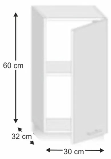 Felső konyhaszekrény Lilouse G 30. 788625