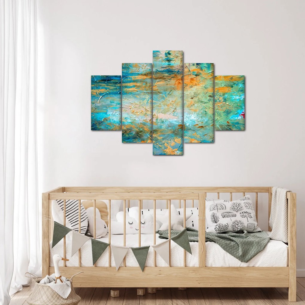 A kék absztrakció képe (150x105 cm)