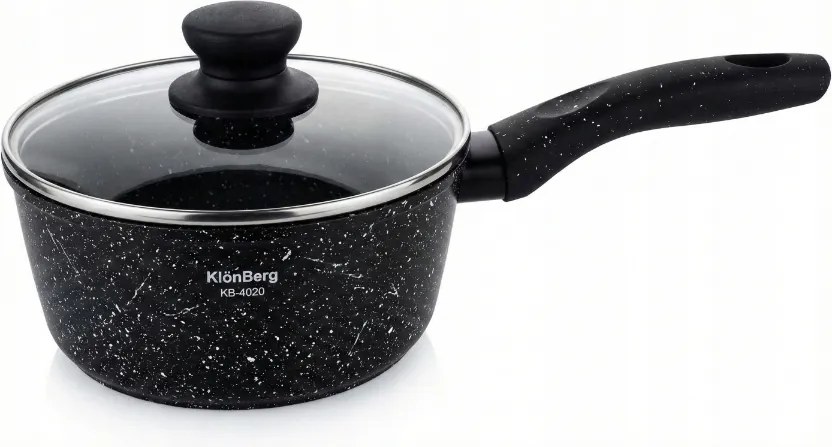 Kerámia-Márvány serpenyő 2,5L 20cm indukciós fedéllel KlönBerg