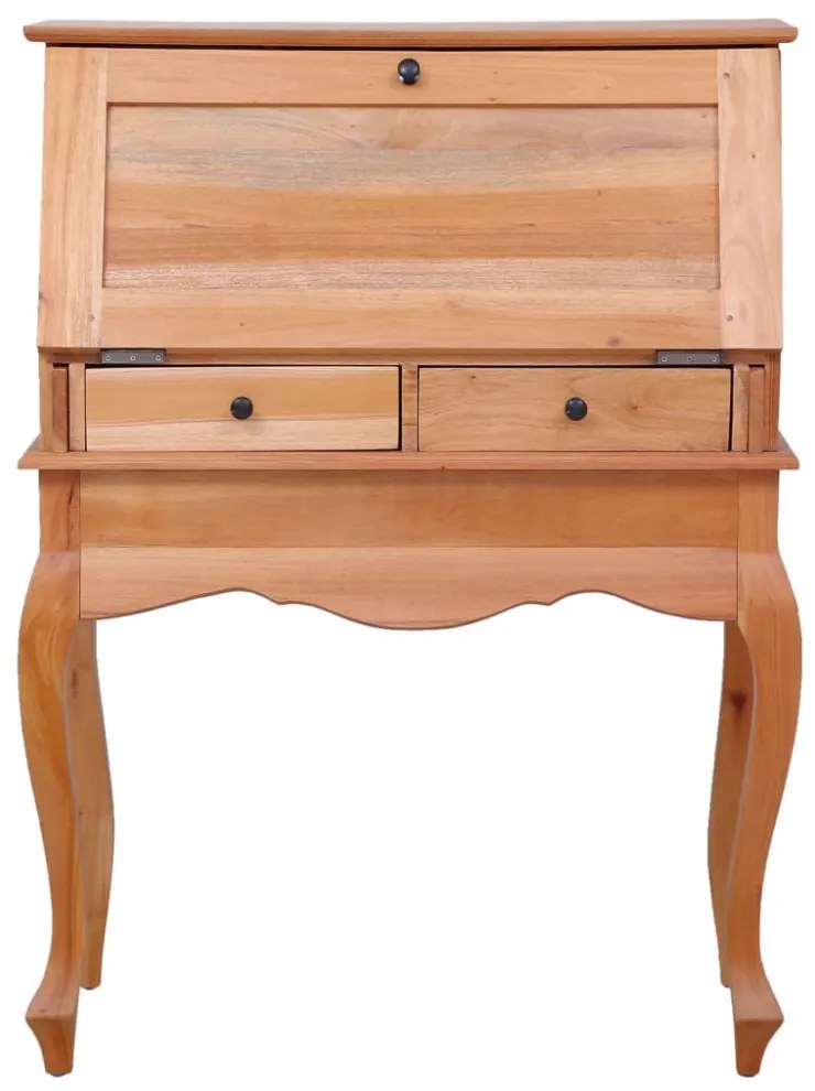 tömör mahagóni titkári íróasztal 78 x 42 x 103 cm