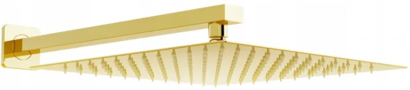 Mexen Slim esőztető 30 x 30 cm zuhany karral, arany - 79130112-50