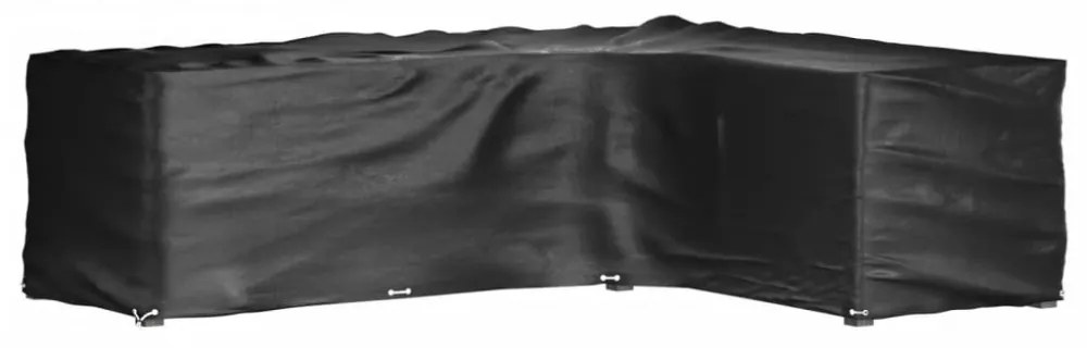 2 db L-alakú kerti bútorhuzat 16 fűzőlyukkal 260x210x80 cm