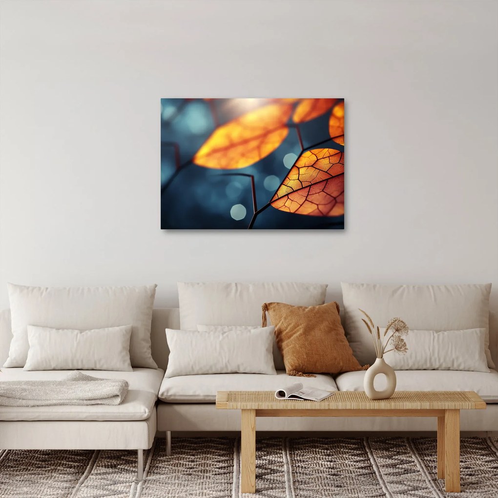 Kép - A levelek textúrája (70x50 cm)