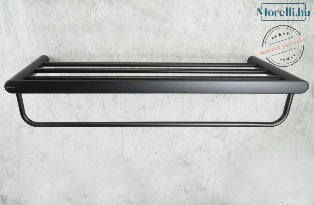 DEANTE-ADR-N531 ROUND Fekete Színű Fürdőszobai Polc