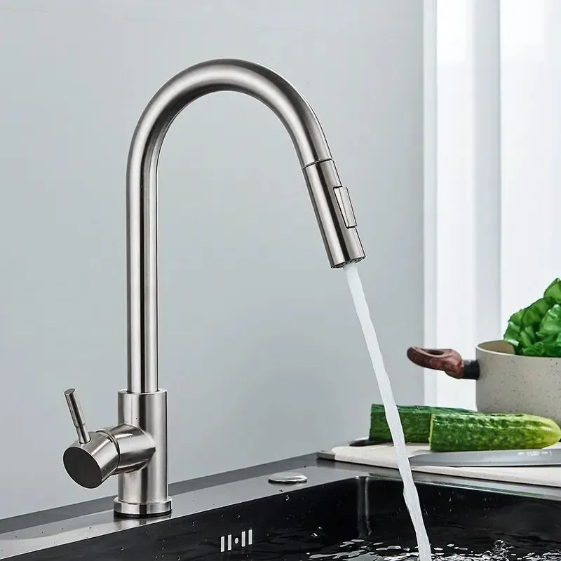 Konyhai csaptelep Rea Fresh Nickel Brush INOX