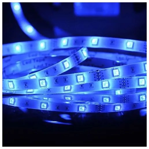 LED RGB állítható fényerőjű szalag 5m LED/18W/12V IP20 + távirányító