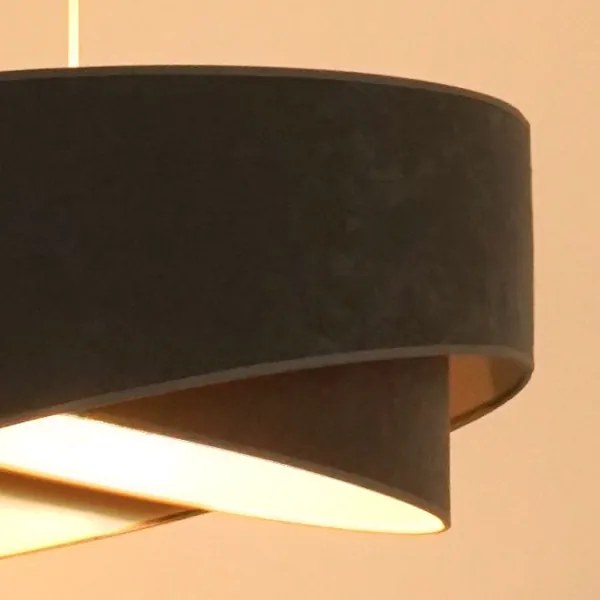 Brilagi - LED Csillár zsinóron LYRA 1xE27/15W/230V szürke/fehér