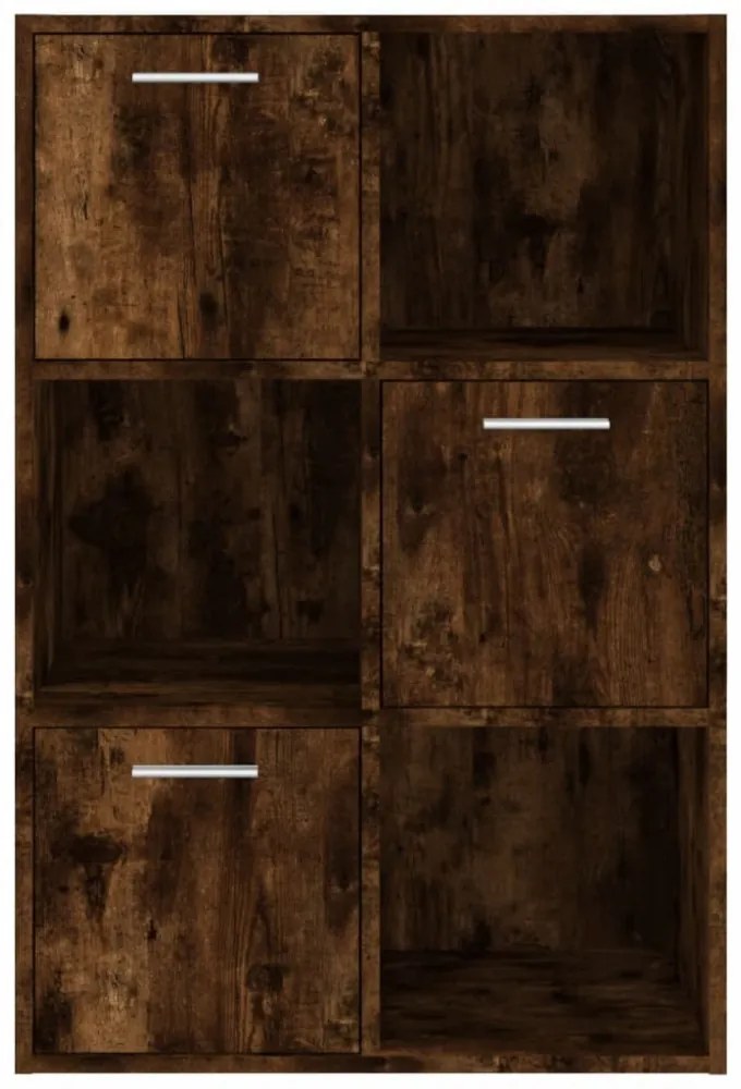 füstös tölgy színű tárolószekrény 60 x 29,5 x 90 cm