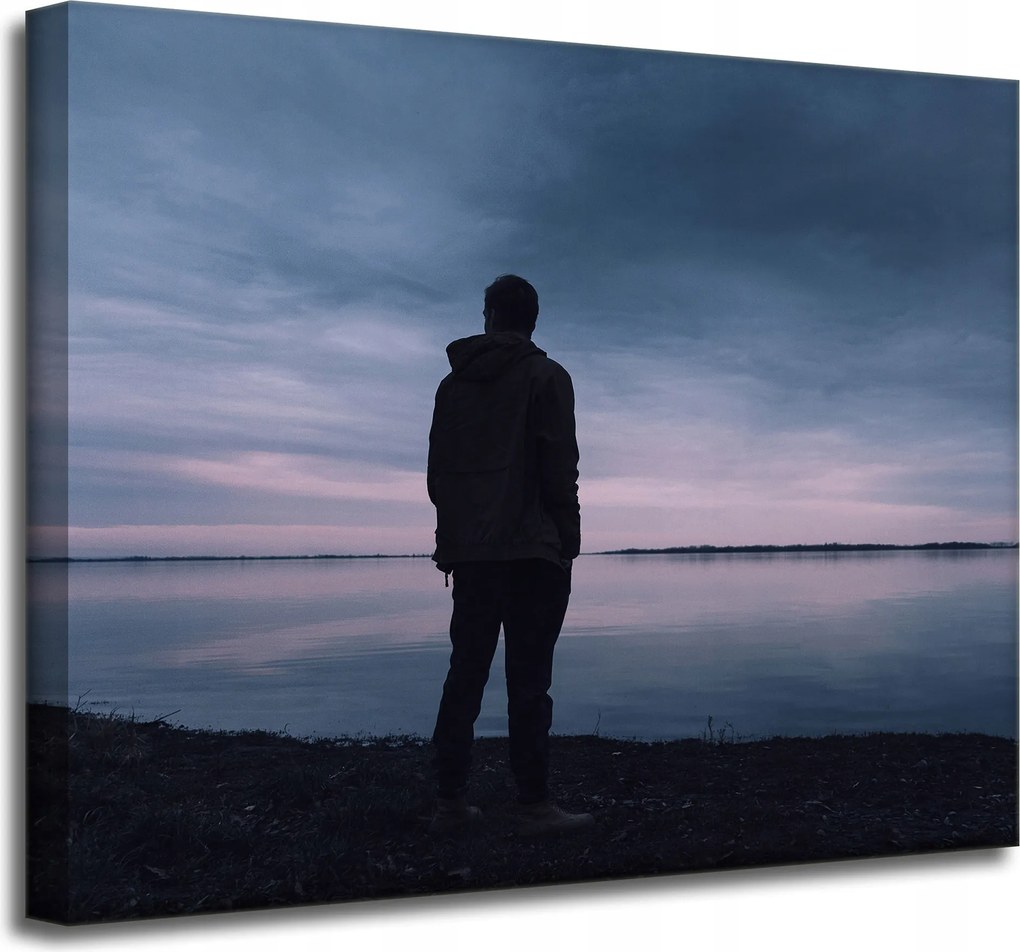 Vászonkép Természet Tó Nyugat 50x40 cm