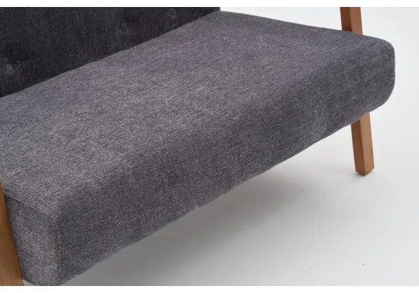 TUMI kétszemélyes szürke kanapé