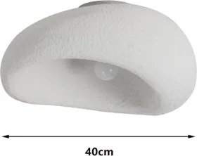 BRILAGI - Mennyezeti lámpa WABI SABI 1xE27/60W/230V átm. 40 cm fehér