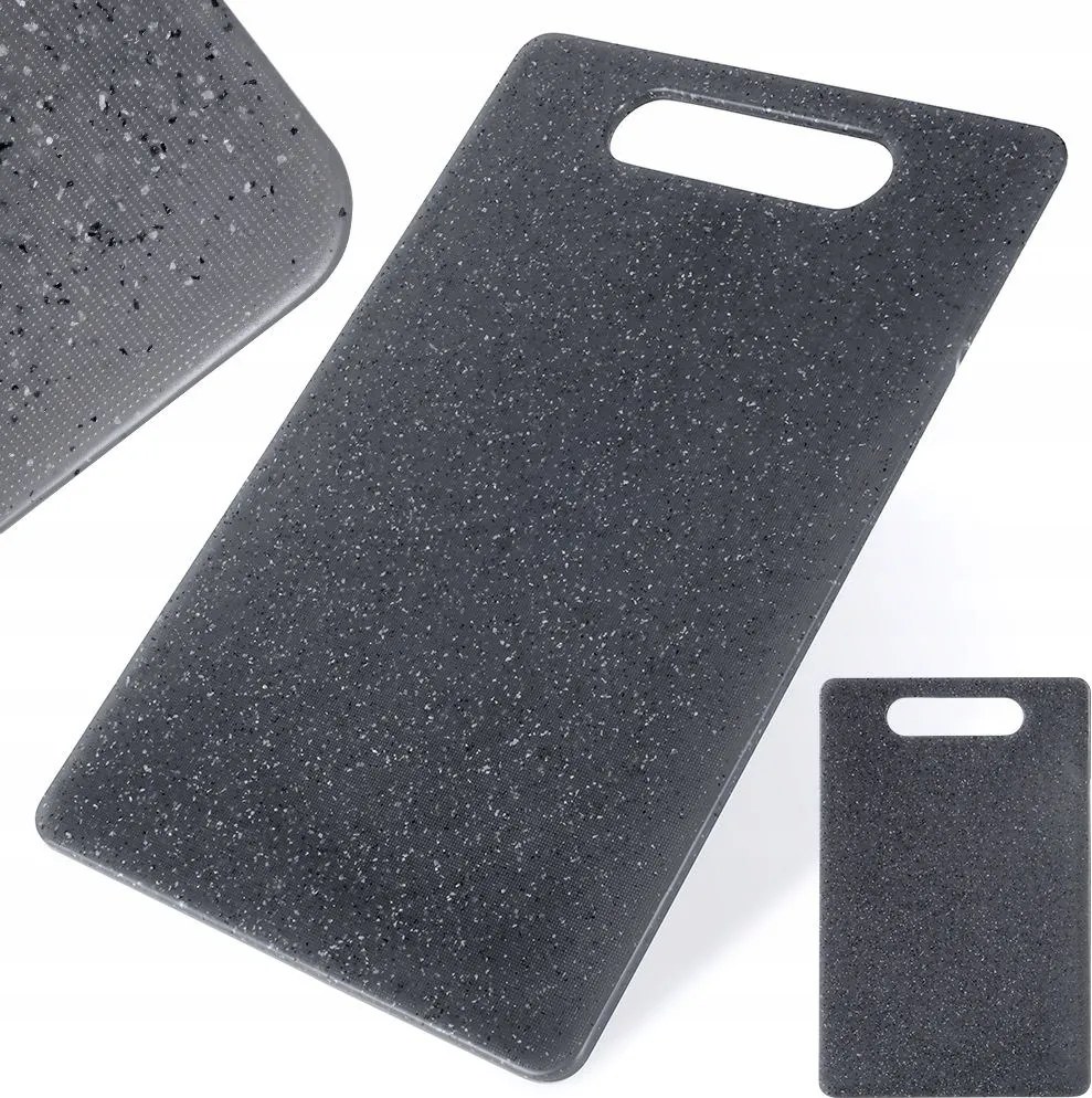 Konyhai vágódeszka műanyag gránit univerzális 24x15 cm