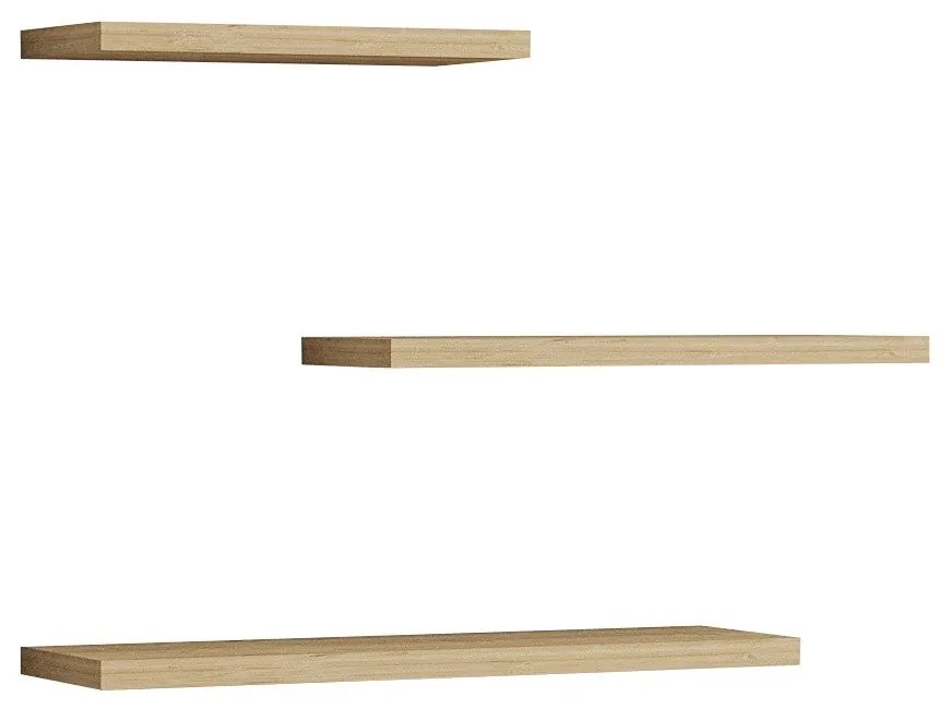 Fali polc Leila - Sapphire Oak