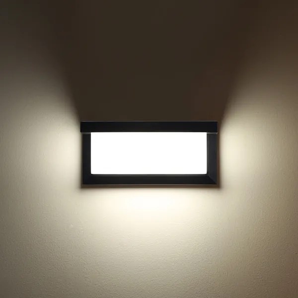 Brilagi - LED dimmelhető kültéri fali lámpa BRICKY 1xE27/6W/230V 2700-6500K IP54 fekete