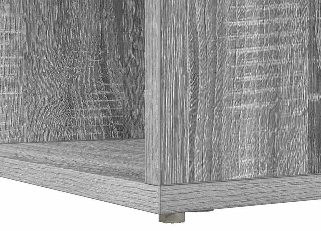 Sarokíróasztal Szürke sonoma 101,5 x 149,5 x 149,5 cm Faanyag