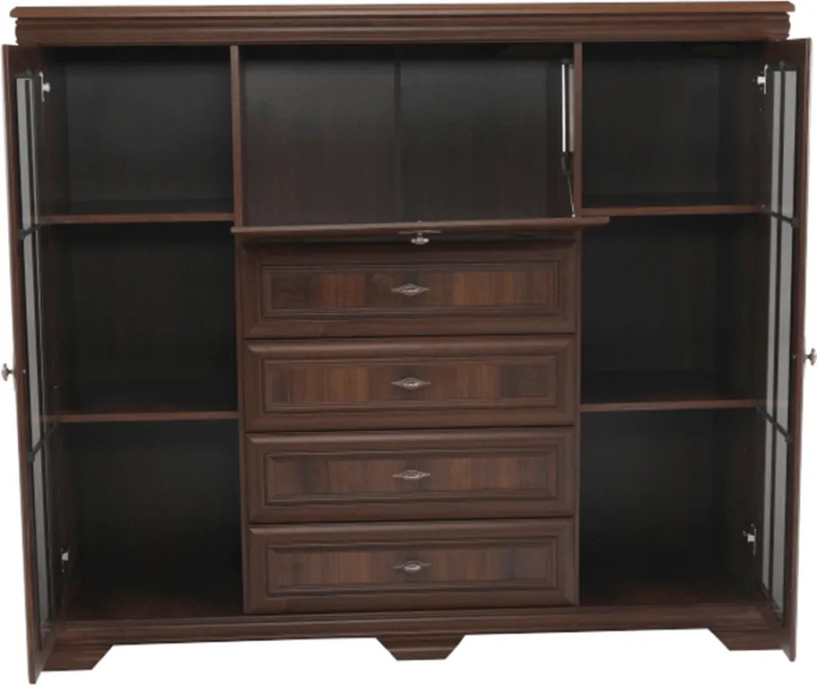 vitrines szekrény bárszekrénnyel, samoa king, KORA KK7