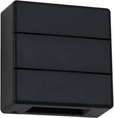 Immax 08520L - LUXLINE LED kültéri fali lámpatest, 6 W, 230 V, 3000 K, IP54, fekete