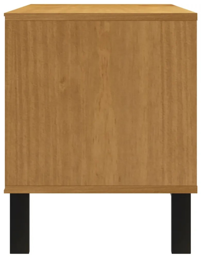 FLAM tömör fenyőfa TV-szekrény 110 x 40 x 50 cm