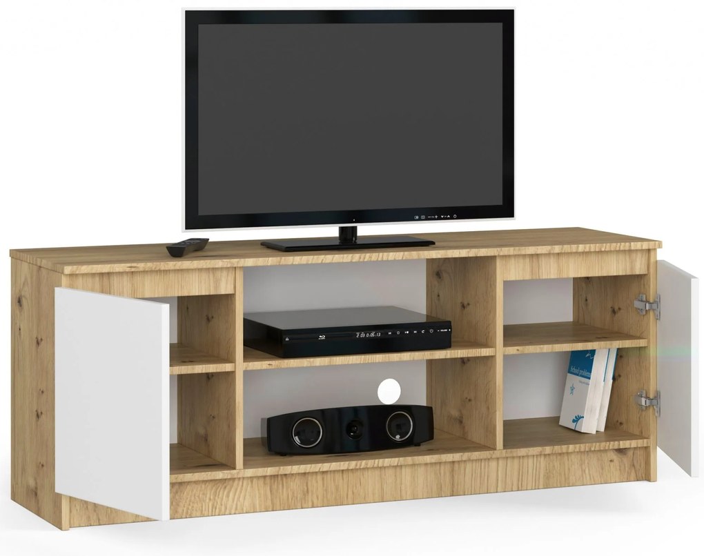 TV asztal Kenji (artisan tölgy + fehér). 1070722