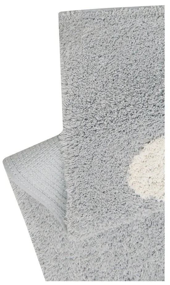 Szürke mosható kézi szövésű pamutkeverék gyerek szőnyeg 120x160 cm Clouds Grey – Lorena Canals