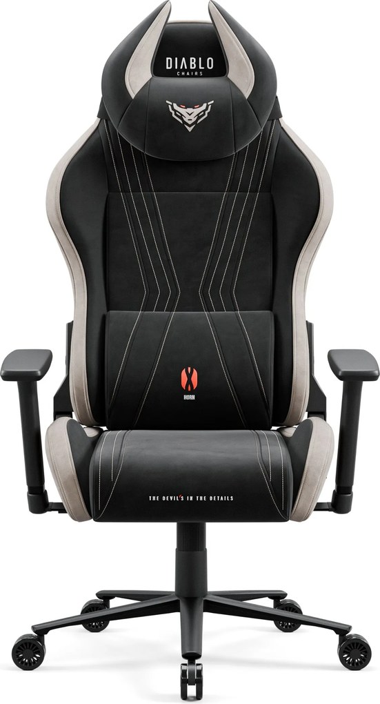 Gamer szék szövet Normal Size, fekete-bézs: Diablo X-Horn 2.0 Camel Black