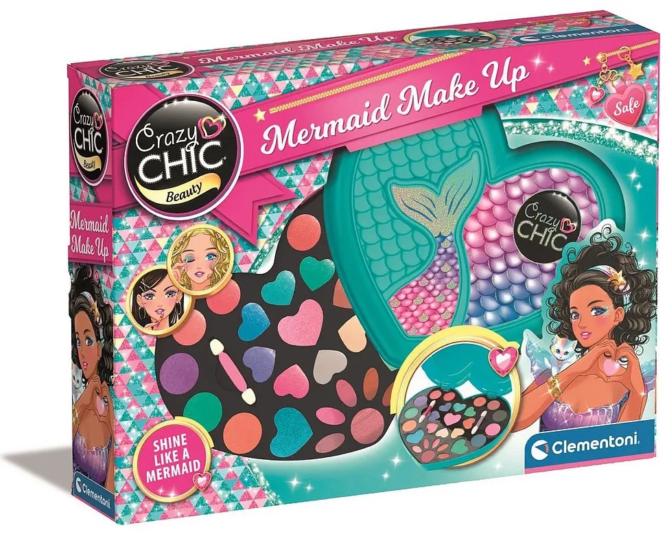 Crazy Chic Lovely Sellő sminkszett Clementoni