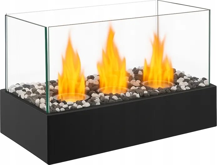 Szabadonálló Asztali Biokandalló Kerti Házhoz Terasz 45x20,5x29 cm