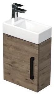 SAT Cube Way Fürdőszobaszekrény mosdóval 40x47,5x20 cm Wellington tölgy matt CUBE320401DCDW