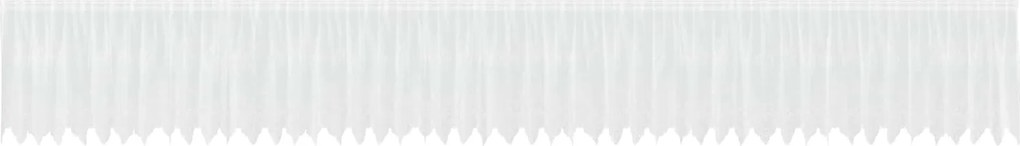 vidaXL Csipkés Függöny függönyökkel Fehér 100 x 1200 cm Poliészter