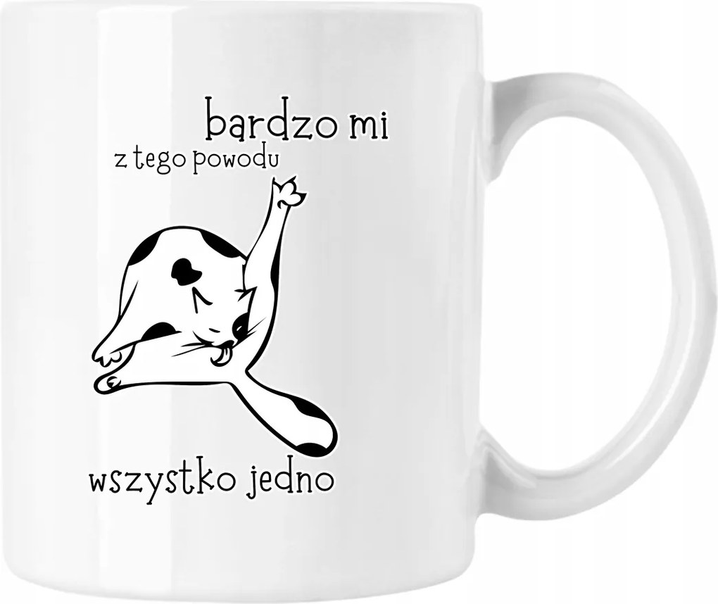 Macska Bögre Ez Minden Valahol Fehér 330ml