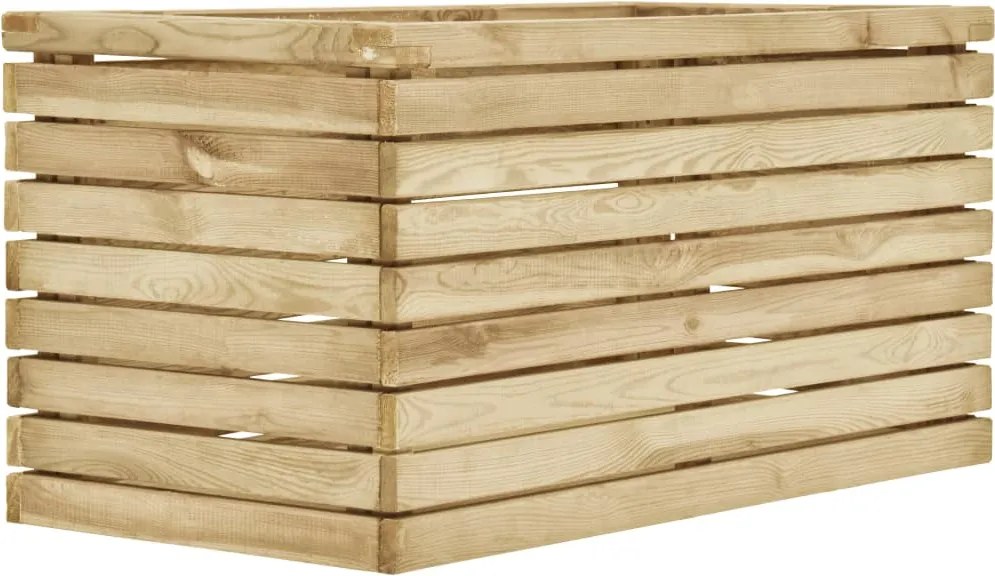 vidaXL impregnált fenyőfa magaságyás 100 x 50 x 50 cm