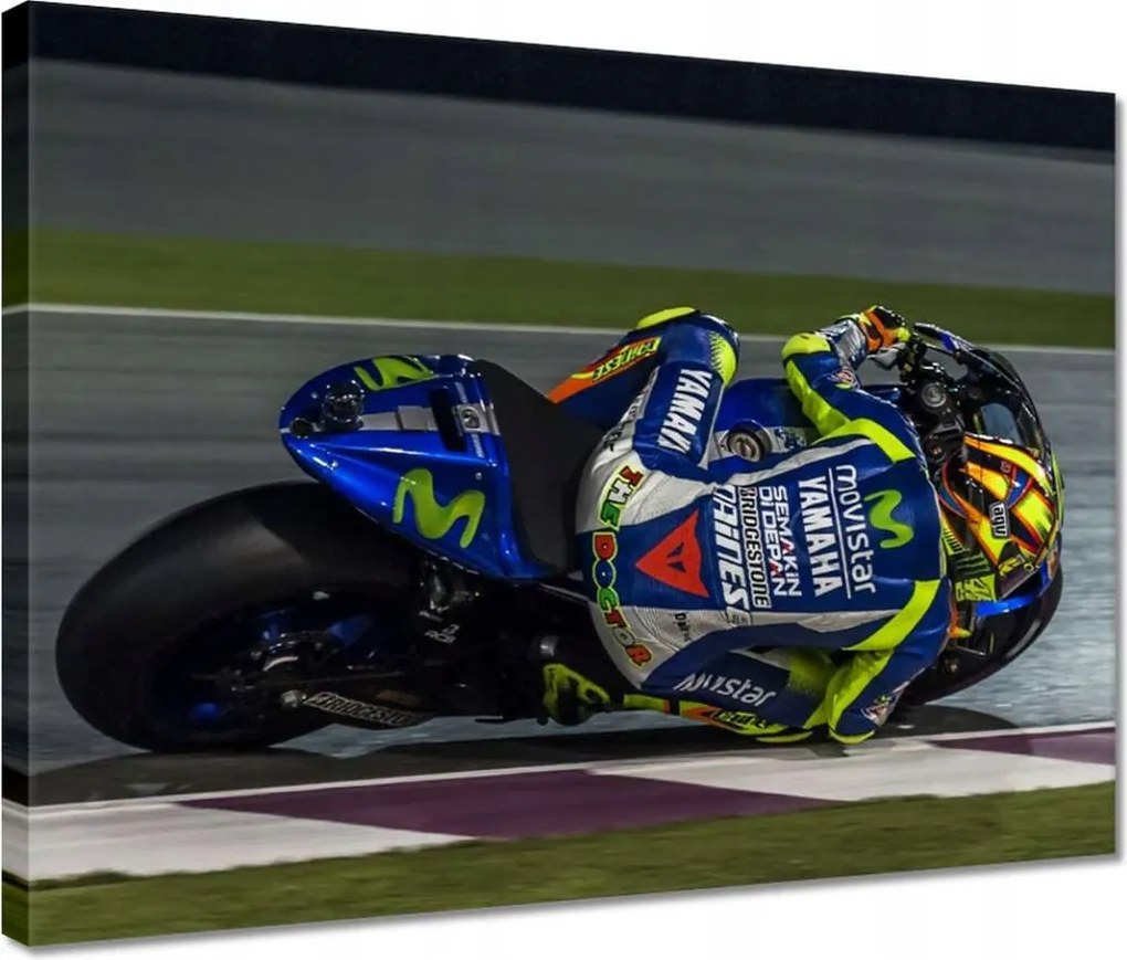 Vászonkép 40x30 Motorkerékpár üldöző