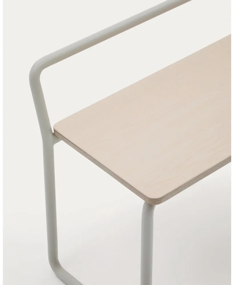 Bézs-natúr színű pad Tinn – Kave Home