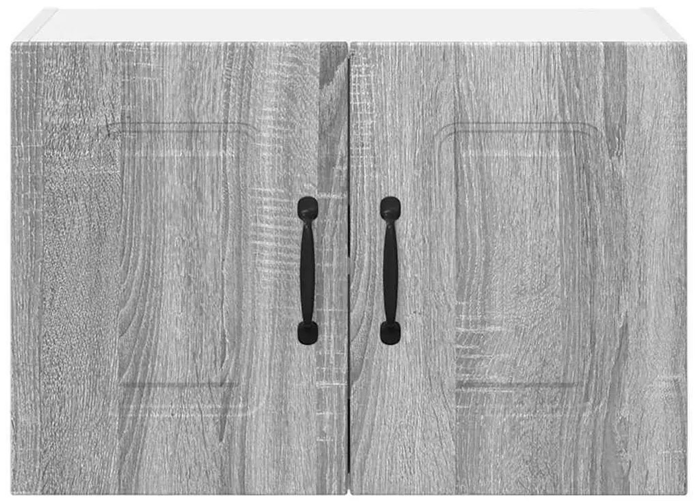 Fali konyhaszekrény 2 pcs Szürke Sonoma 60 x 31 x 40 cm Faanyag