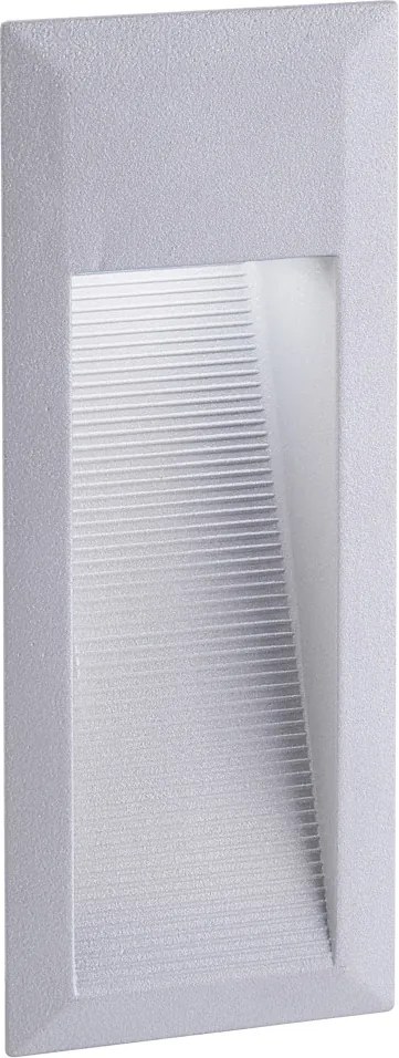 NOVOLUX 541A-L0103B-03 BELVEDERE Kültéri Falba Építhető Lámpa Szürke LED IP54