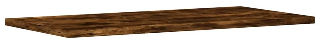 4 db füstös tölgy színű szerelt fa fali polc 60 x 20 x 1,5 cm