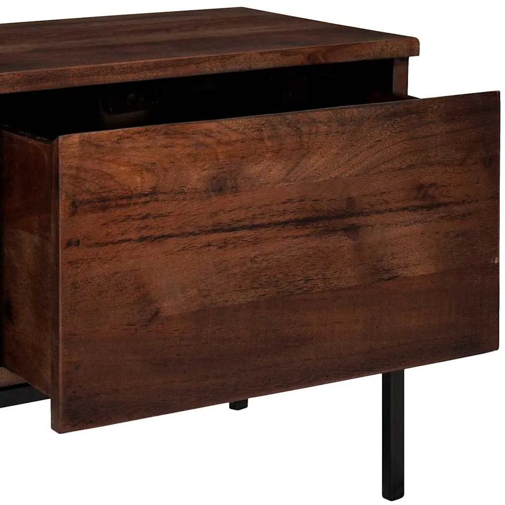 Média tárolószekrények és állványok mézbarna 110 x 30 x 36 cm