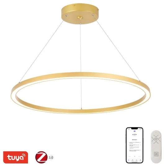 Immax NEO 07159-G80 - LED Dimmelhető csillár FINO LED/60W/230V Tuya arany + távirányító