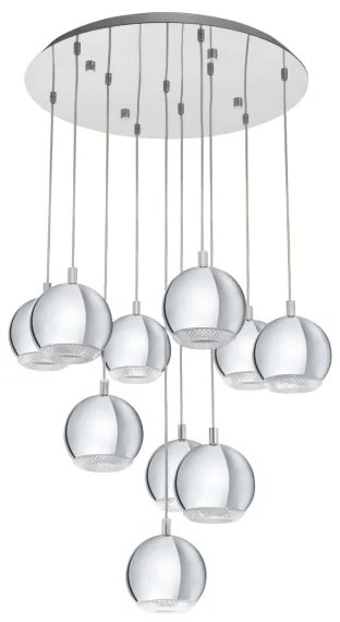 Eglo 95914 - LED Csillár CONESSA 10xGU10-LED/4W/230V