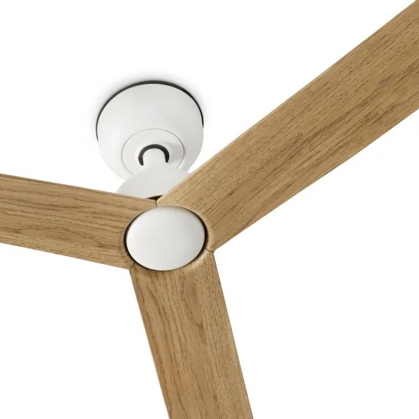 FARO 34370 - Mennyezeti ventilátor MARINE M átm. 125 cm barna/fehér IP44 + távirányító