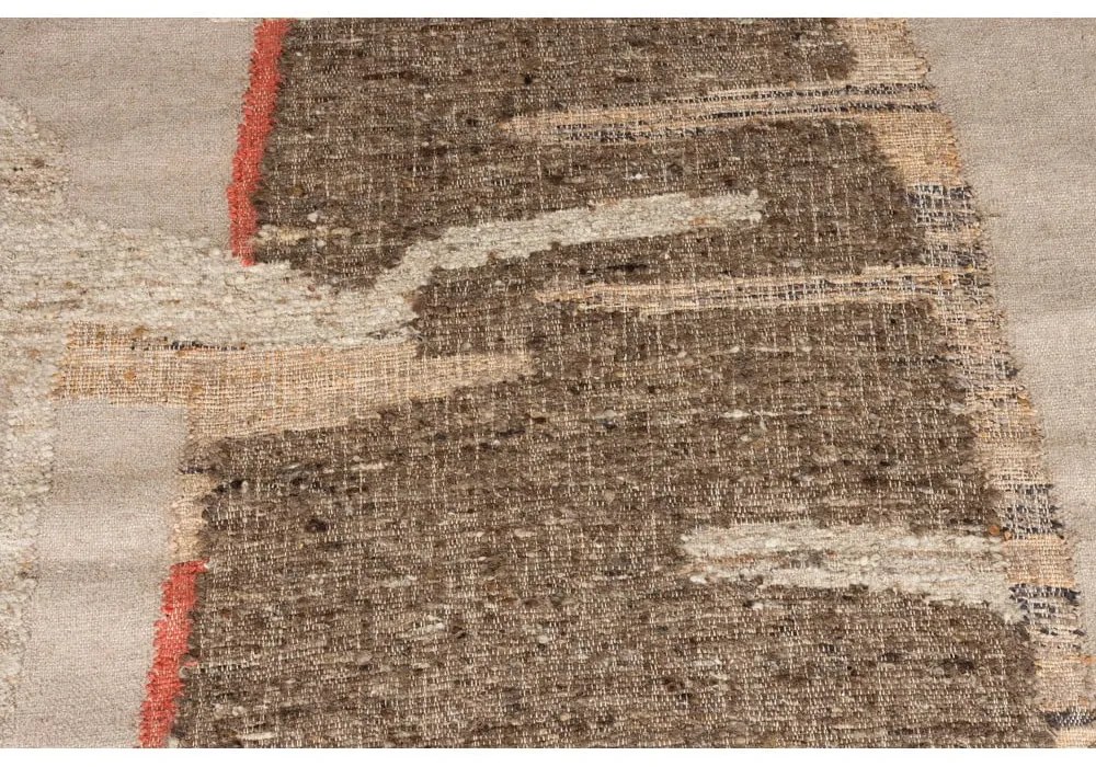 Barna-bézs gyapjú szőnyeg 200x300 cm Briton – Dutchbone