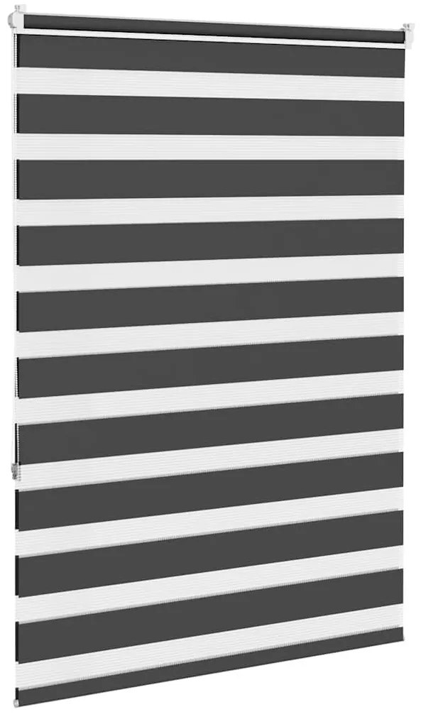 zebrafüggönnyel fekete szövetszélesség 110,9 cm poliészter