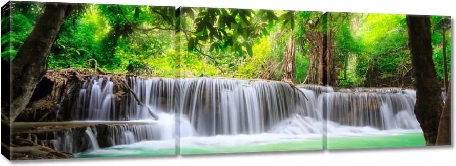 Vászonkép 60x20 Vízesés Thaiföldön