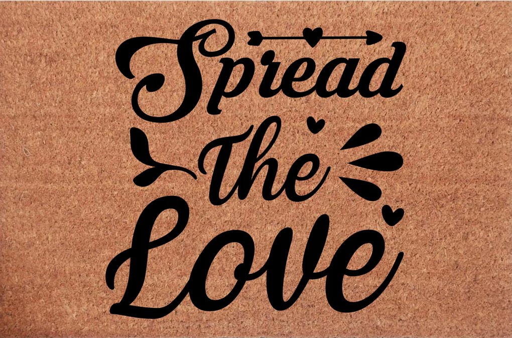 Ossza meg a szeretetet kókuszos Lábtörlő szeretet Lábtörlő