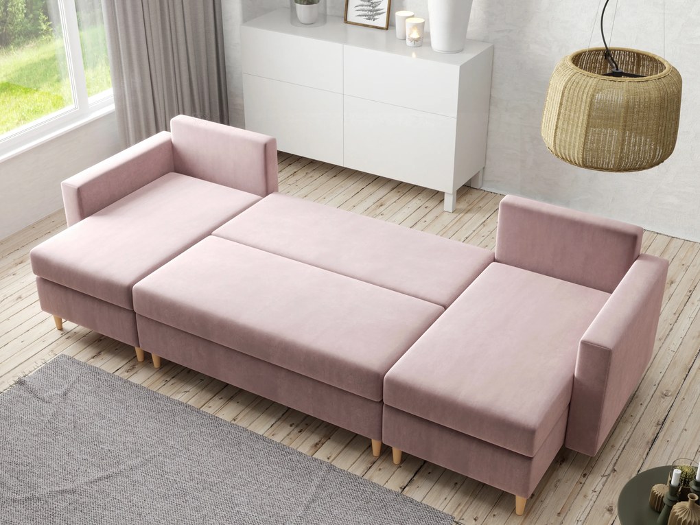 Sarokkanapé U Lover (zöld). Akció -21%. 1065677