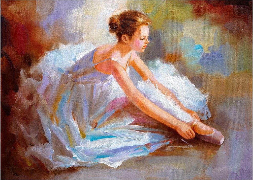 Üveg kép - Ballerina (70x50 cm)