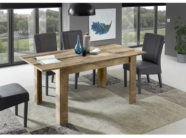 NERILA kihúzható juharfa étkezőasztal