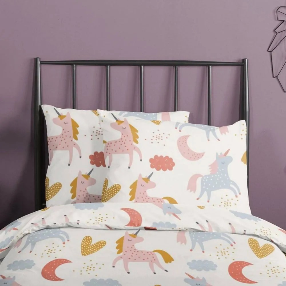 Unicorn gyerek pamut ágyneműhuzat, 140 x 220 cm - Good Morning