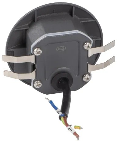 Kanlux 39125 - EXIN LED lépcsőlámpa mozgásérzékelővel, 2,5W/230V, 3000K, IP65, antracit, kerek